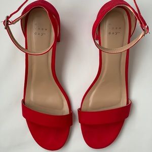 Block Heel Pump Sandals